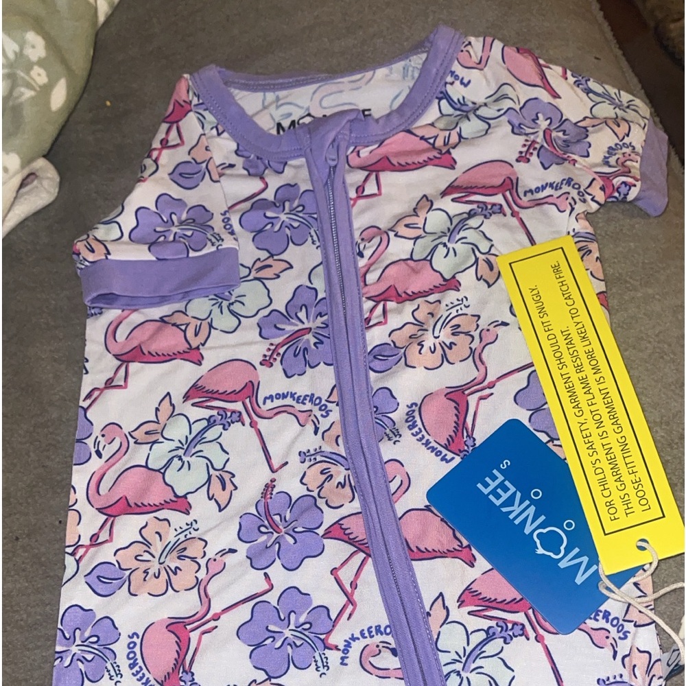 Monkeeroos shortie nwt 6/12 months